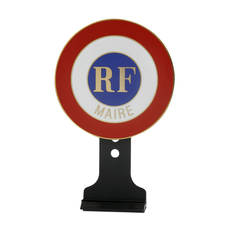 Cocarde métallique Maire