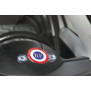 Support adaptateur avec ventouses pour cocarde métallique