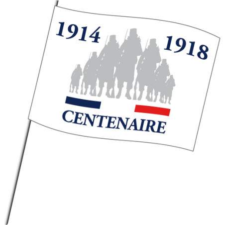 Drapeaux à agiter "Centenaire 14-18"