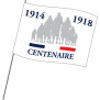 Drapeaux à agiter "Centenaire 14-18"