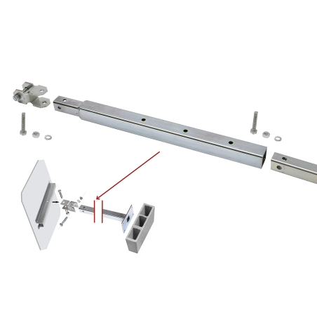 Prolongateur de fixation pour miroir routier