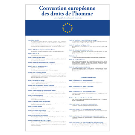 Convention Européenne des droits de l'Homme