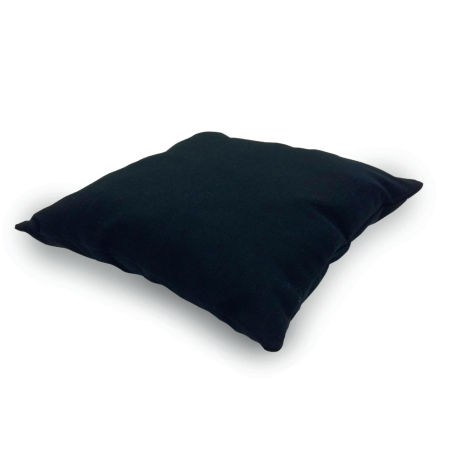 Coussin noir 30 x 30 cm