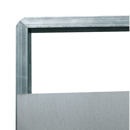 Panneau électoral 2 candidats - Tubes carrés