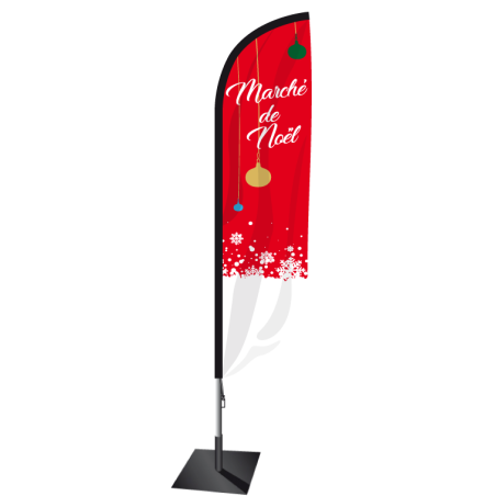 Voile Marché de Noël H. 2.30 m