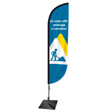 Voile Aménagement de Carrefour H. 2.30 m