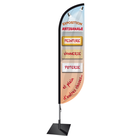 Voile Exposition Artisanale H. 2.30 m