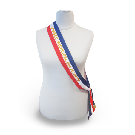 Echarpe imprimée Conseil Municipal des Jeunes