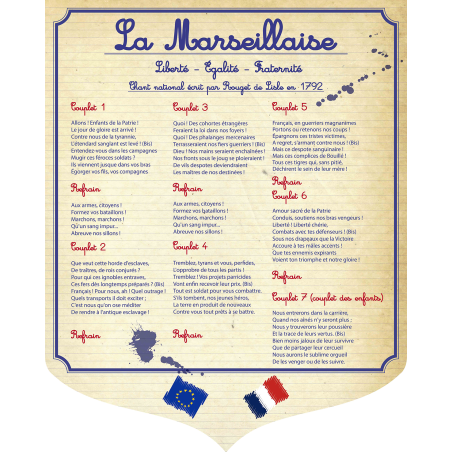 LOI BLANQUER - LOI ECOLE - MARSEILLAISE ECUSSON