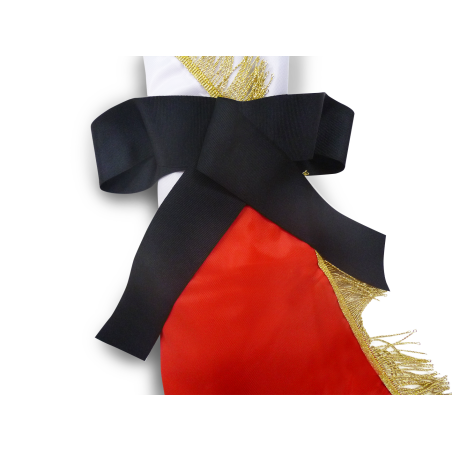 Ruban noir de mise en berne