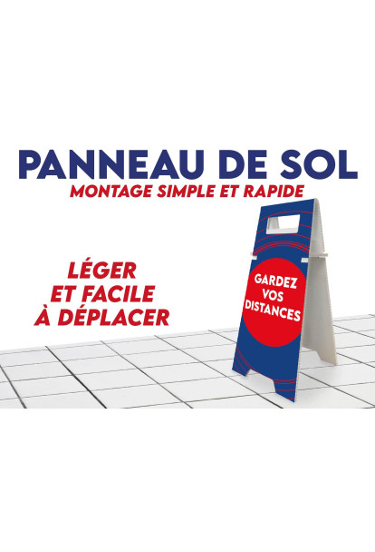Panneau chevalet de sol