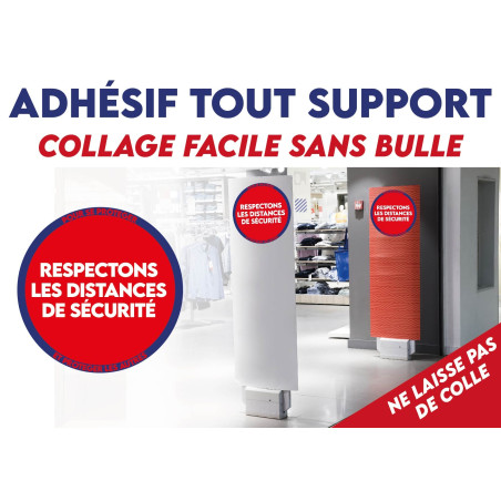 Rond - Adhésifs repositionnables pour l’intérieur