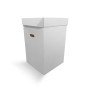 Poubelle en carton
