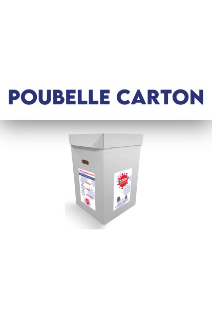Poubelle en carton