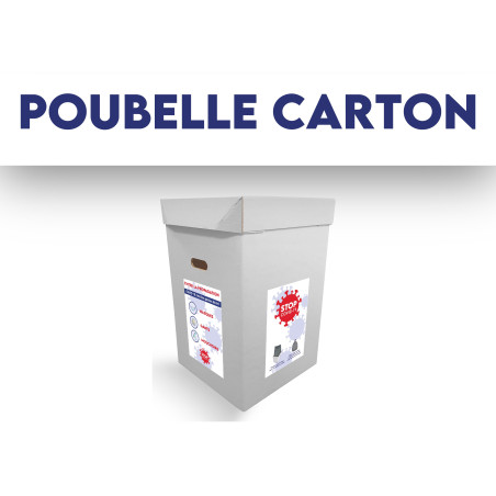 Poubelle en carton