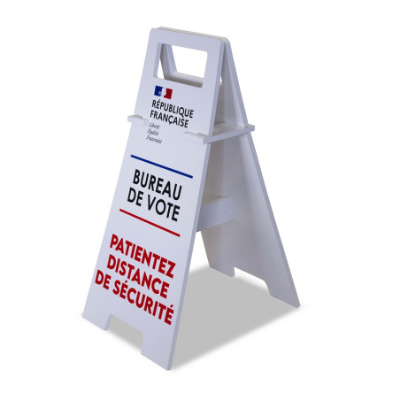 Panneau chevalet de sol - Spécial élection 