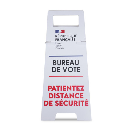 Panneau chevalet de sol - Spécial élection 
