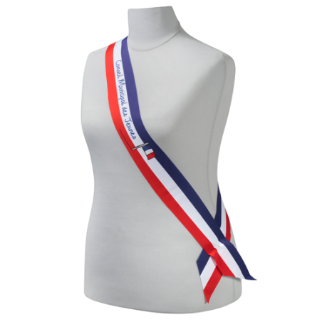 Echarpe imprimée Conseil Municipal des Jeunes