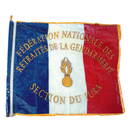 Housse intempéries pour drapeau de cérémonie