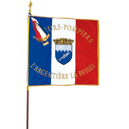 Drapeau Association brodé sur OTTOMAN