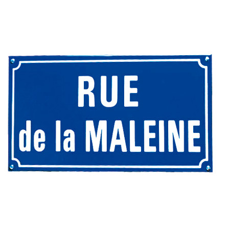 Plaque rue Babylone - Dibond