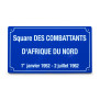 Plaque rue Babylone - Dibond