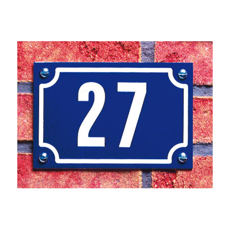 Plaque numéro de rue - Dibond 100 x 150 mm 