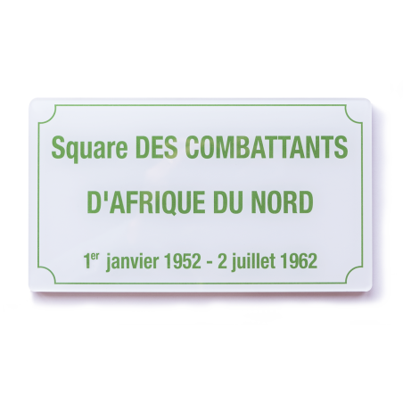 Plaque rue Lutèce - Plexi 