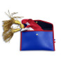 Pochette pour écharpe tricolore en simili
