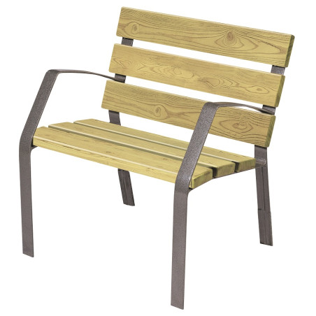 Fauteuil Modo en pin