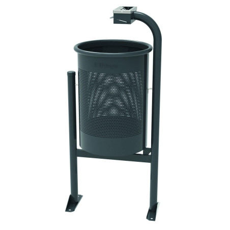 Corbeille Modèle Rond avec Cendrier