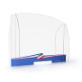 Paroi de protection en plexiglas - Modèle Ruban tricolore