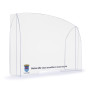 Paroi de protection en plexiglas - Exemple de personnalisation