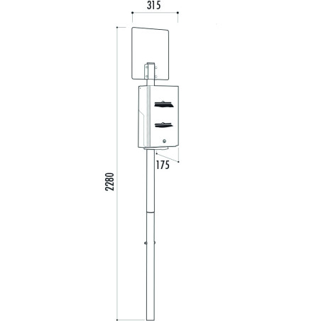 Borne hygiène canine 2 rouleaux