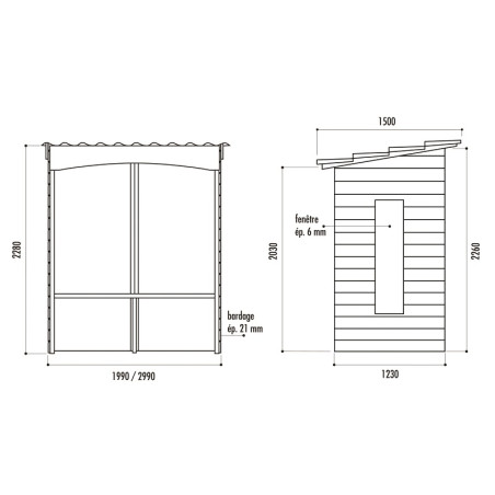 Abri de bus Lancelot - Bandeau 