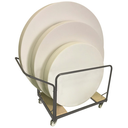 Chariot pour tables ronde Plus