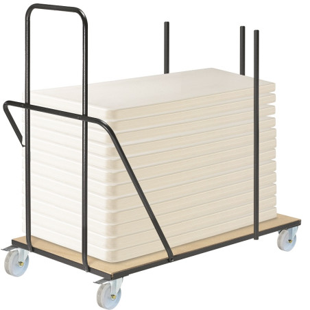 Chariot pour tables rectangulaire Plus