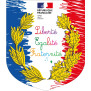 Ecusson porte drapeaux Spécial Ecole