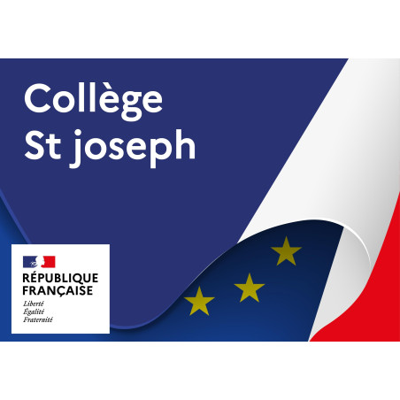 Plaque de façade personnalisée - Modèle drapeau