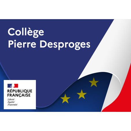 Plaque de façade personnalisée - Modèle drapeau
