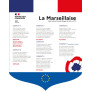 Ecusson La Marseillaise écoles, collèges, lycées