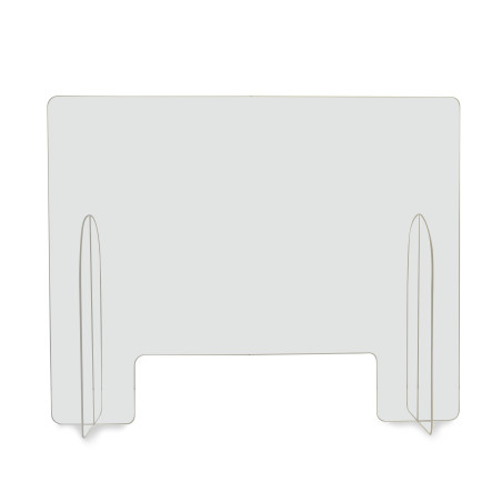 Paroi en plexi pour bureau de vote - Modèle standard