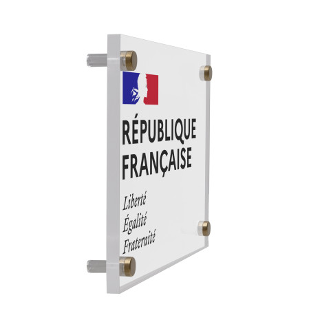 Plaque bloc-marque République Française