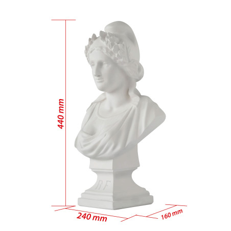 Buste de Marianne 44 cm - Modèle VAUQUELIN