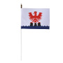 Drapeau de table province Comté de Nice 10 x 15 cm