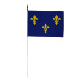 Drapeau de table province Ile-de-France 10 x 15 cm
