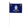 Drapeau de table province Saintonge 10 x 15 cm