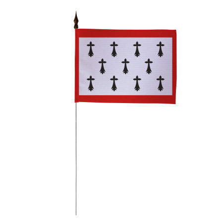 Drapeau de table province Limousin 10 x 15 cm