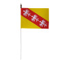 Drapeau de table province Lorraine 10 x 15 cm