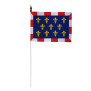 Drapeau de table province Touraine 10 x 15 cm